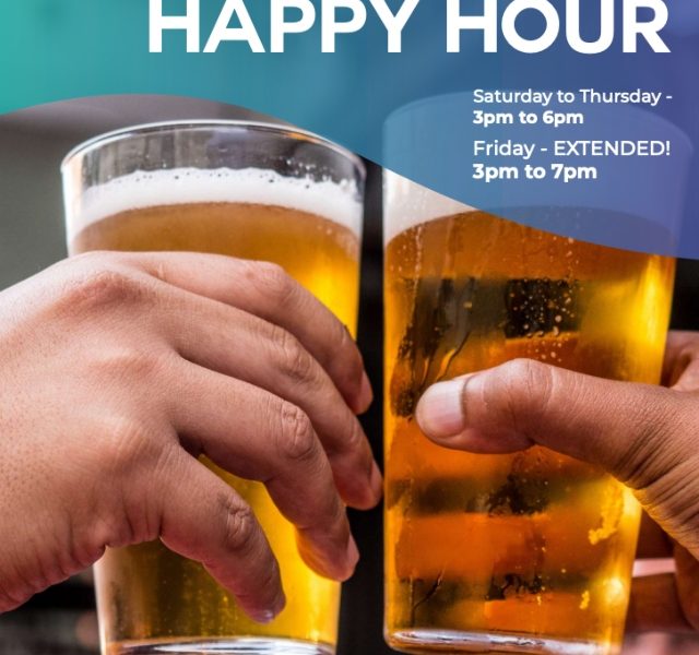 Enjoy Happy Hour at Cockle Bay Blackbird Cafe